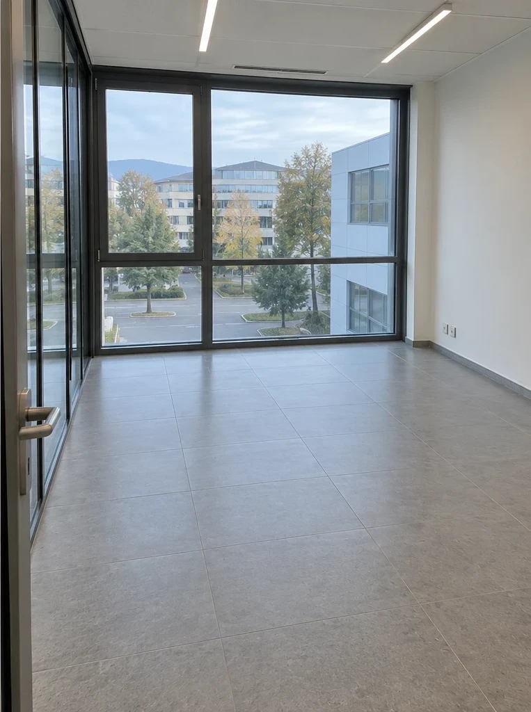 Bureau après nettoyage de fin de chantier